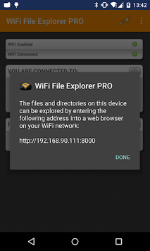 WiFi File Explorer APK screenshot 1