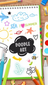 Doodle Draw: Kids Drawing Game APK screenshot 1