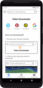 Video Downloader APK screenshot 1 Video Downloader APK screenshot 1