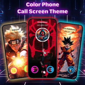 Call Screen Theme: Color Phone APK screenshot 1