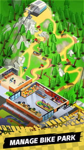 Mountain Bike Park-Tycoon Game APK screenshot 1