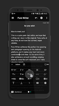 Pure Writer - Never Lose Content Editor APK screenshot 1