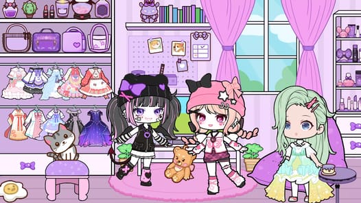YOYO Doll School life Dress up APK screenshot 1