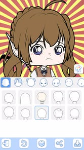 Vlinder Anime Avatar: Dress up APK screenshot 1