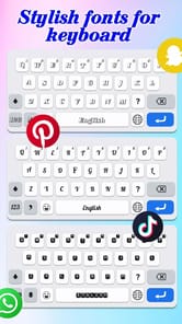 Stylish Fonts Keyboard & Emoji APK screenshot 1