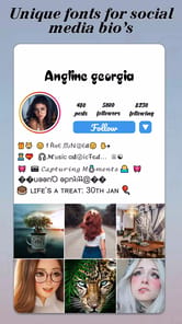 Stylish Fonts Keyboard & Emoji APK screenshot 1