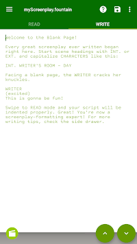 DubScript Screenplay Writer APK screenshot 1 DubScript Screenplay Writer APK screenshot 1