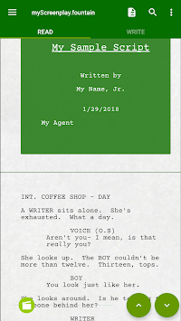DubScript Screenplay Writer APK screenshot 1 DubScript Screenplay Writer APK screenshot 1
