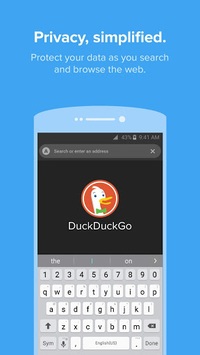DuckDuckGo Privacy Browser APK screenshot 1