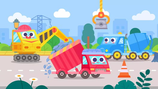 DuDu Engineering Truck Game APK screenshot 1