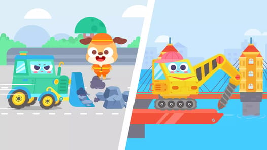 DuDu Engineering Truck Game APK screenshot 1