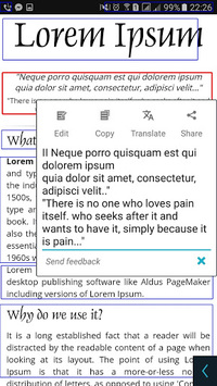 Smart Lens - OCR Text Scanner, QR code reader APK screenshot 1