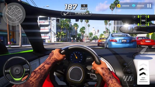 Street Racing Car: Night Vegas APK screenshot 1