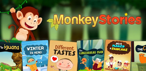install Monkey Stories: books, reading games for kids on PC