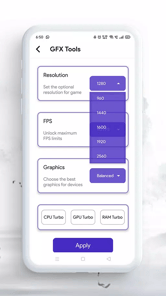 GFX Tool : Game Booster APK screenshot 1