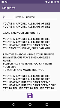 SingerPro Music Teleprompter APK screenshot 1 SingerPro Music Teleprompter APK screenshot 1