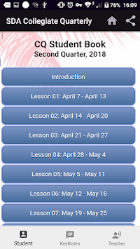 SDA Collegiate Quarterly - CQ APK screenshot 1