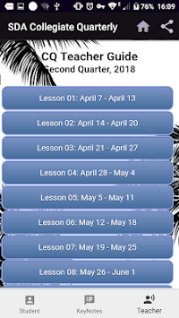 SDA Collegiate Quarterly - CQ APK screenshot 1