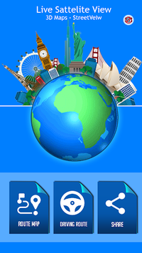 Live Street View Satellite Map - Live Earth Map APK screenshot 1