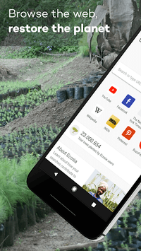 Ecosia Browser - Fast & Green APK screenshot 1 Ecosia Browser - Fast & Green APK screenshot 1