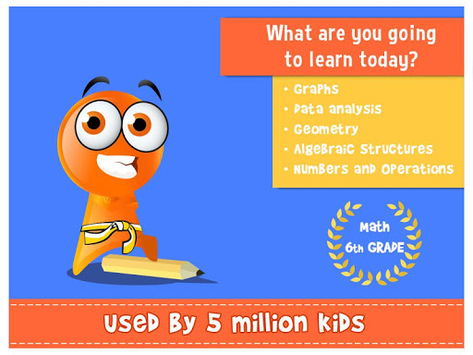 iTooch 6th Grade Math APK screenshot 1