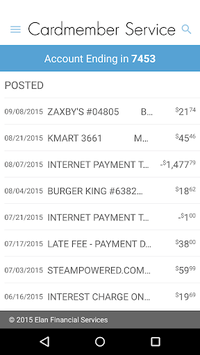 Elan Credit Card APK screenshot 1 Elan Credit Card APK screenshot 1