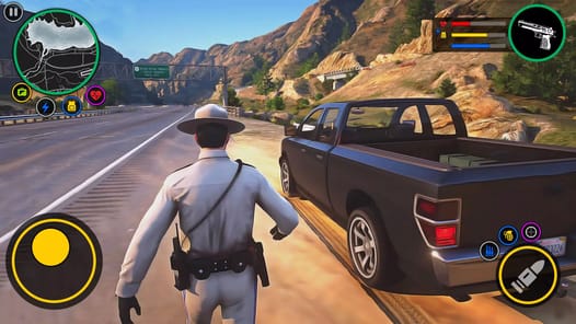 Police Van Driving: Cop Games APK screenshot 1