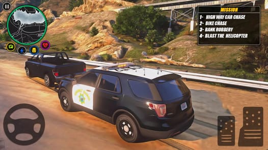 Police Van Driving: Cop Games APK screenshot 1