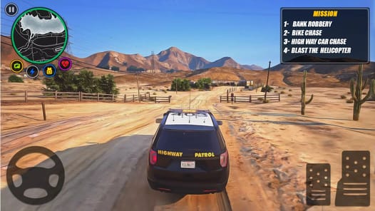 Police Van Driving: Cop Games APK screenshot 1