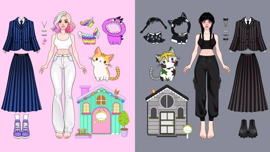 Paper Doll: Dress Up Diary APK screenshot 1
