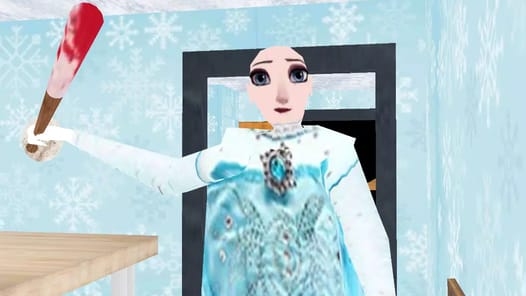 scary frozen : horror game mod APK screenshot 1