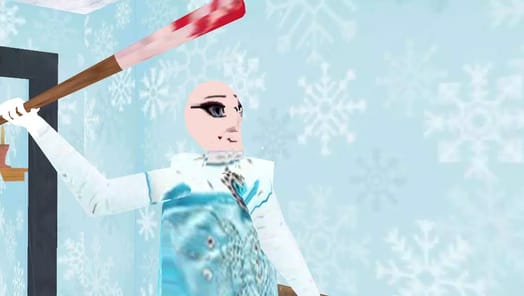 scary frozen : horror game mod APK screenshot 1