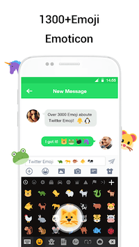 Emoji keyboard - Cute Emoji APK screenshot 1