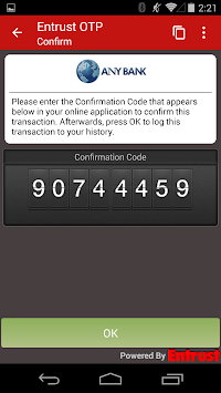 Entrust IdentityGuard Mobile APK screenshot 1 Entrust IdentityGuard Mobile APK screenshot 1