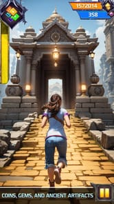 Runner Survival Lost Temple 3d APK screenshot 1