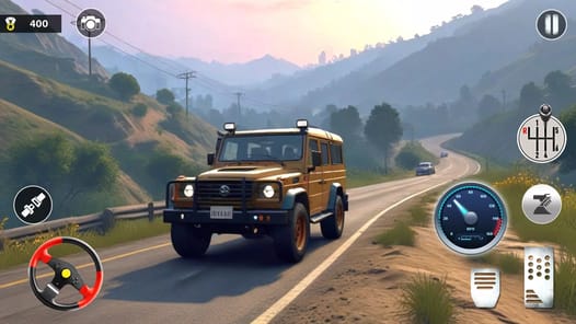 4x4 Offroad Jeep Driving Games APK screenshot 1