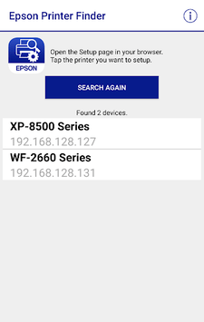 Epson Printer Finder APK screenshot 1 Epson Printer Finder APK screenshot 1