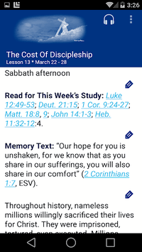 SDA Sabbath School Quarterly APK screenshot 1