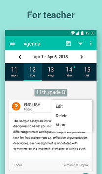 eSchool Agenda APK screenshot 1