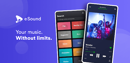 install eSound: Free Music Player for MP3 music streaming on PC