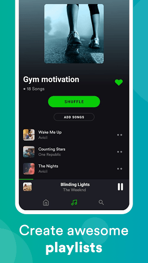 eSound: Free Music Player for MP3 music streaming APK screenshot 1