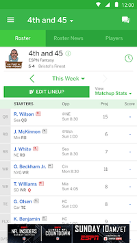 ESPN Fantasy Sports APK screenshot 1 ESPN Fantasy Sports APK screenshot 1