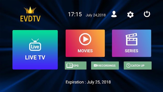 EVDTV PLAYER 2.1 APK screenshot 1