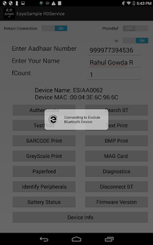 Evolute RD Service APK screenshot 1