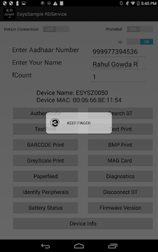 Evolute RD Service APK screenshot 1