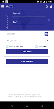 INDIAN RAILWAY APP APK screenshot 1