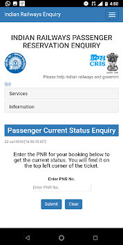 INDIAN RAILWAY APP APK screenshot 1