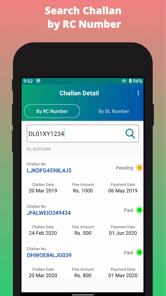 Challan, Vahan, RTO info:India APK screenshot 1