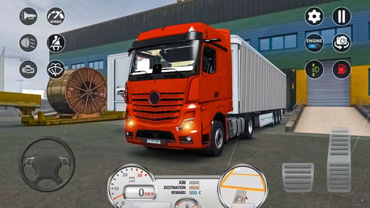 Europe Cargo Trucks Simulator APK screenshot 1