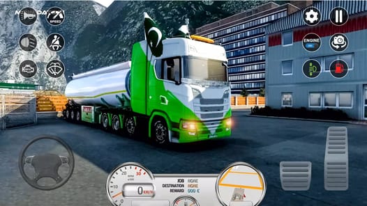 Europe Cargo Trucks Simulator APK screenshot 1